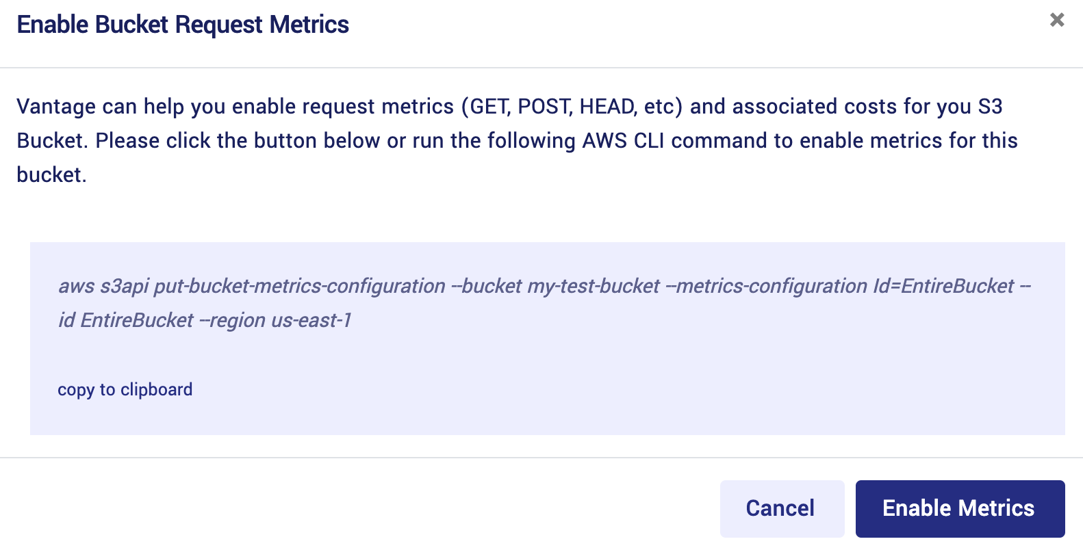 How to see S3 Bucket Request Metrics, Egress, and Costs